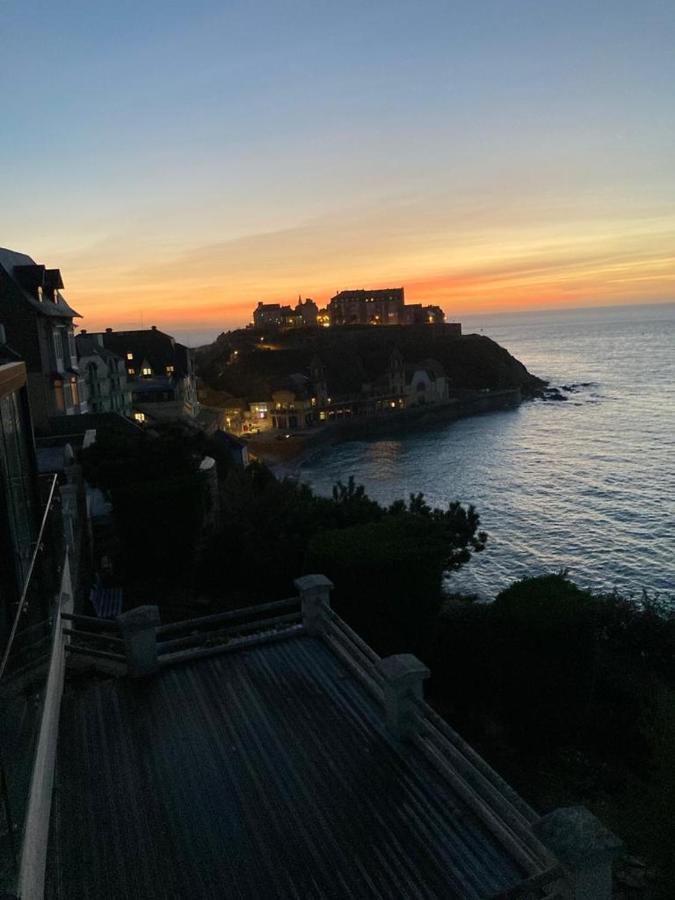Les Roches Grises, Luxueuse Villa Face Mer, 4Etoiles, Spa Et Jardin Panoramique, Societe La Clef Decamp Granville Exterior foto