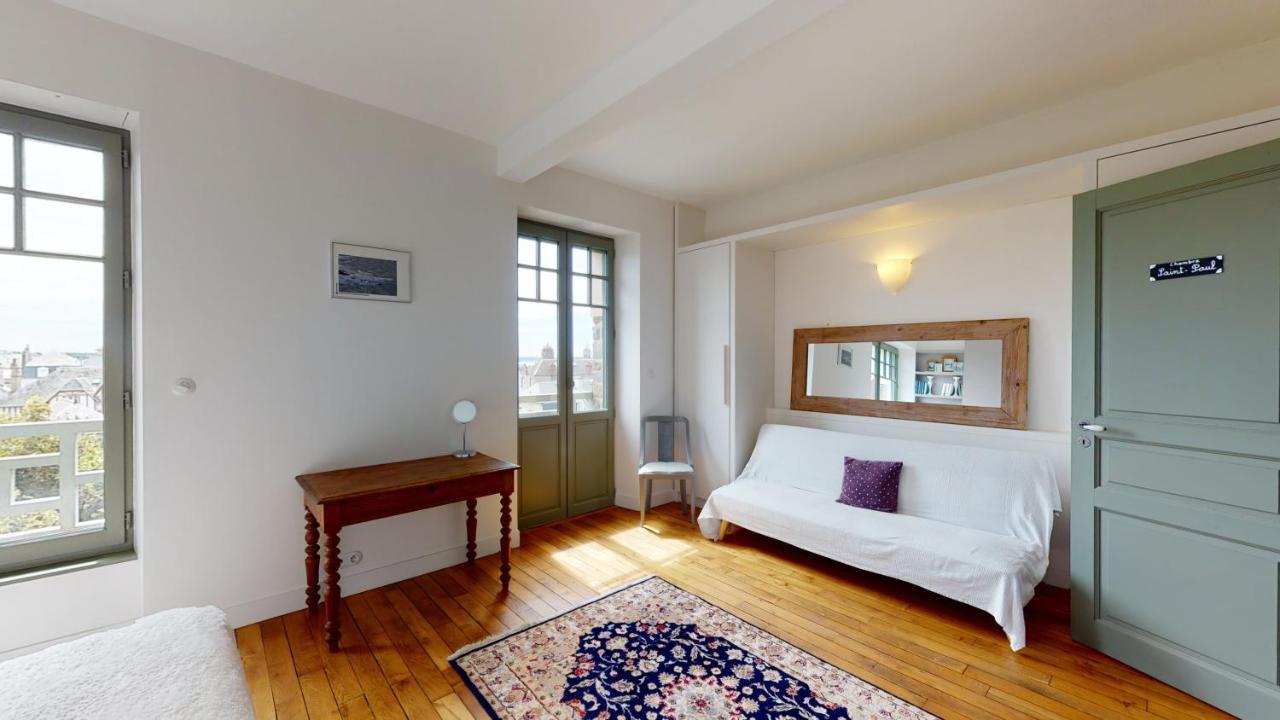 Les Roches Grises, Luxueuse Villa Face Mer, 4Etoiles, Spa Et Jardin Panoramique, Societe La Clef Decamp Granville Exterior foto